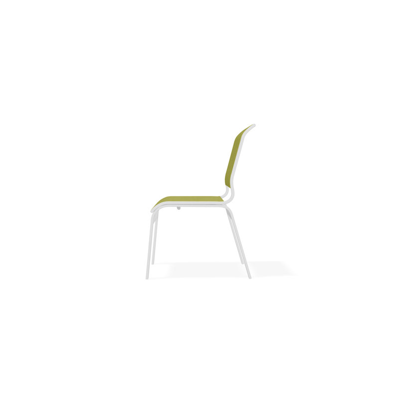 Aruba II Outdoor Dining Chair, Lime, White