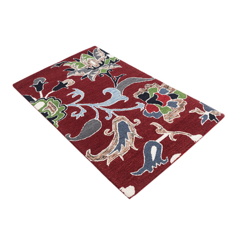 Tapis bordeaux Noell