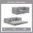 Compression Mahjong Sofa,Convertible Floor Sofa Bed,Diy Boneless Modular Sectional Sofa,No Assembly Required,Circle Fleece Fabric,Modern Oversized Loveseat,Light Grey-1843100102