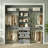 21"-95"Closet System With 4 Drawers And 4 Rods-1897078879