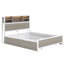 Lit plateforme avec 4 tiroirs, prises et ports USB Wido-1018859902-1018859841