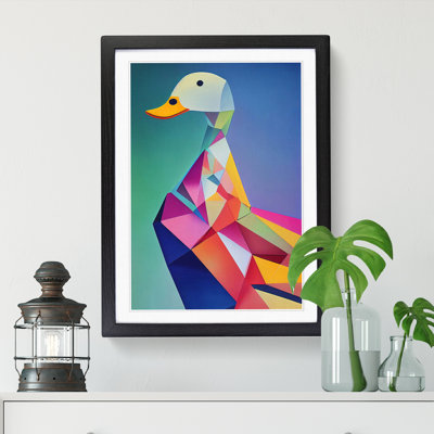 Lilianka Duck Hypreprism - Picture Frame Print