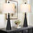 27.5" Modern Touch Control Table Lamp With Usb & Type-c Ports, 3-way Dimmable Lighting