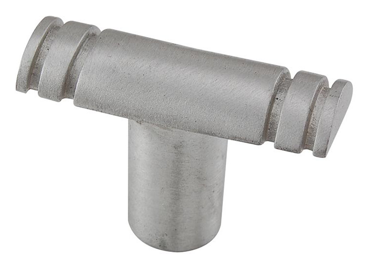 Archimedes Bar Knob, 1" H x 0.56" W x 1" D, Satin Nickel