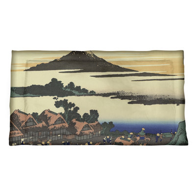 Katsushika Hokusai Cotton Blend Machine Tufted Sham Set