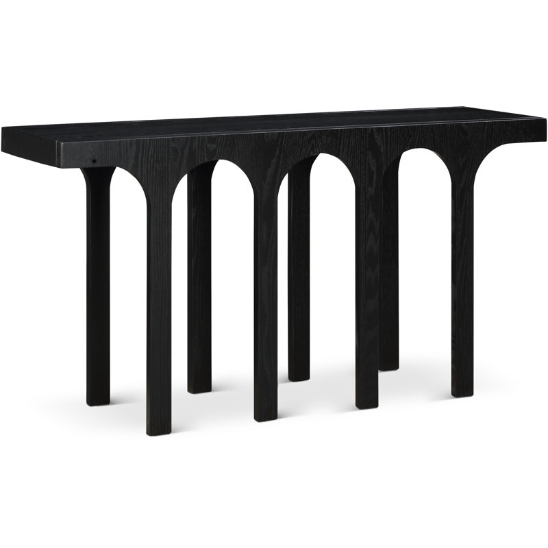 Brint Console Table, Black, 31" H x 58" W x 18" D