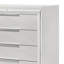 Commode 5 tiroirs pour chambre blanche