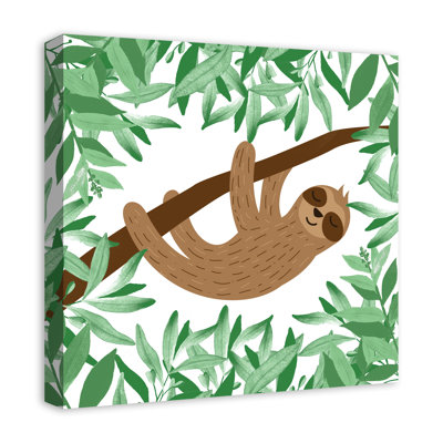 «Brazos Sleepy Sloth», art sur toile