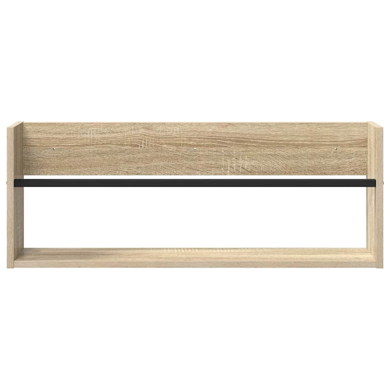 Wood Magazine Rack, Beige