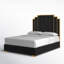 Duncanville Upholstered Queen Platform Bed, Black-888954534-888954537