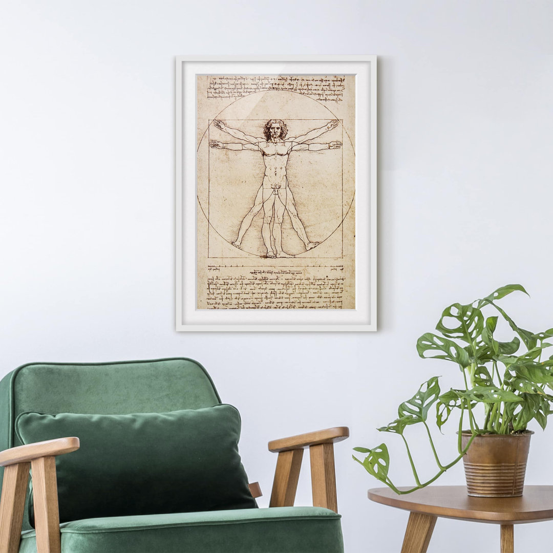 Gerahmtes Wandbild Da Vinci