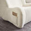Fauteuil à billes pour adultes avec - haute éponge et chenille, plancher paresseux confortable surdimensionné dans un bureau rempli de chenille ergonomique-121096756