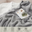 Jeté réversible en molleton de chenille et de sherpa pour un canapé, un lit et un salon-109830154-109830155