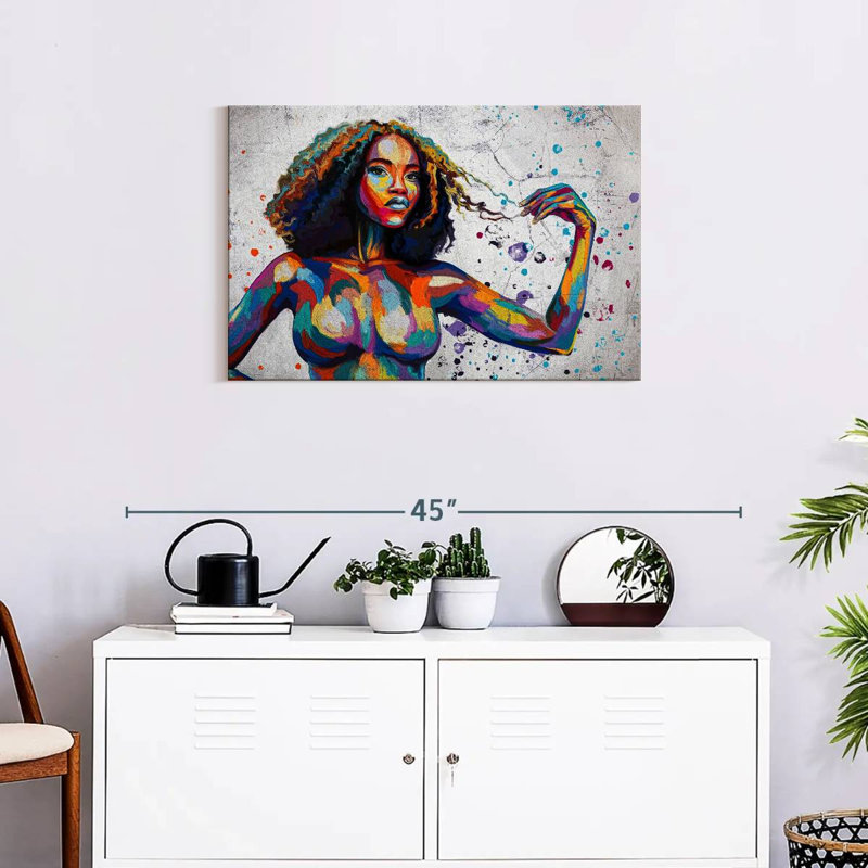 Leisha Curvy African Beauty, H 20 po x l 30 po