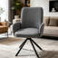 Upholstered Linen Swivel Lounge Chair-1910530830