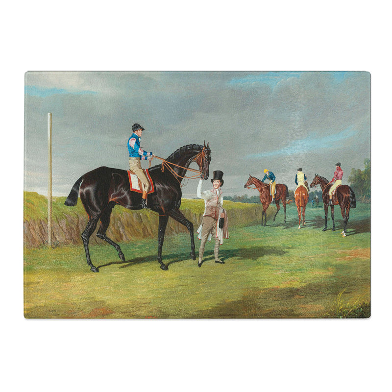 The Doncaster Cup by John Frederick Herring Chopping Board, 28.5cm W x 39cm L