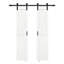 Porte de grange double 84 po avec quincaillerie 7 pi-106645901-106645898