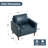 37 " Chenille Accent Chair-2100794636