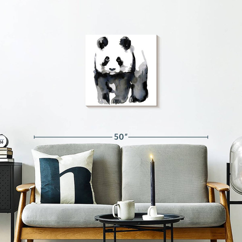 Brampt Panda Illustration, 20" H x 20" W