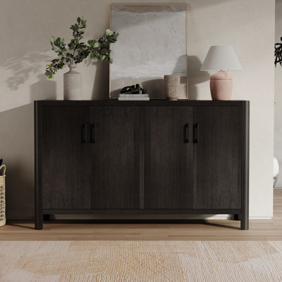 Shmuel Accent Cabinet With 4 Doors & Solid Wood Legs by Latitude Run