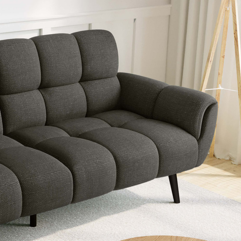 3 Seater Sofa Bed, Dark Grey