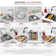 Stylish Dual-Mount 31" Double-Bowl Stainless Steel Kitchen Sink with Grids and Strainers
