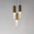 3 - Light Gold LED Cluster Pendant
