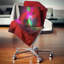 Red Kalal Spiral - coussin imprimé abstrait-30628598-30628601