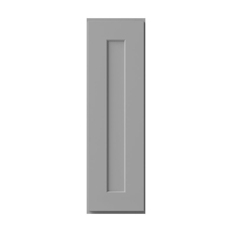 Armoire de cuisine en bois massif prête à assembler, Gris, H 30 po x l 9 po x P 12 po