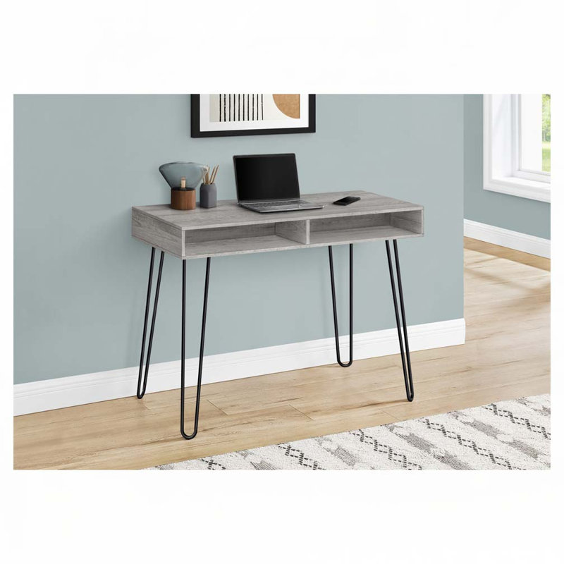 Bureau d'ordinateur personnel, Gris / Noir