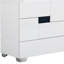  30 po superbe commode blanche ultrabrillante