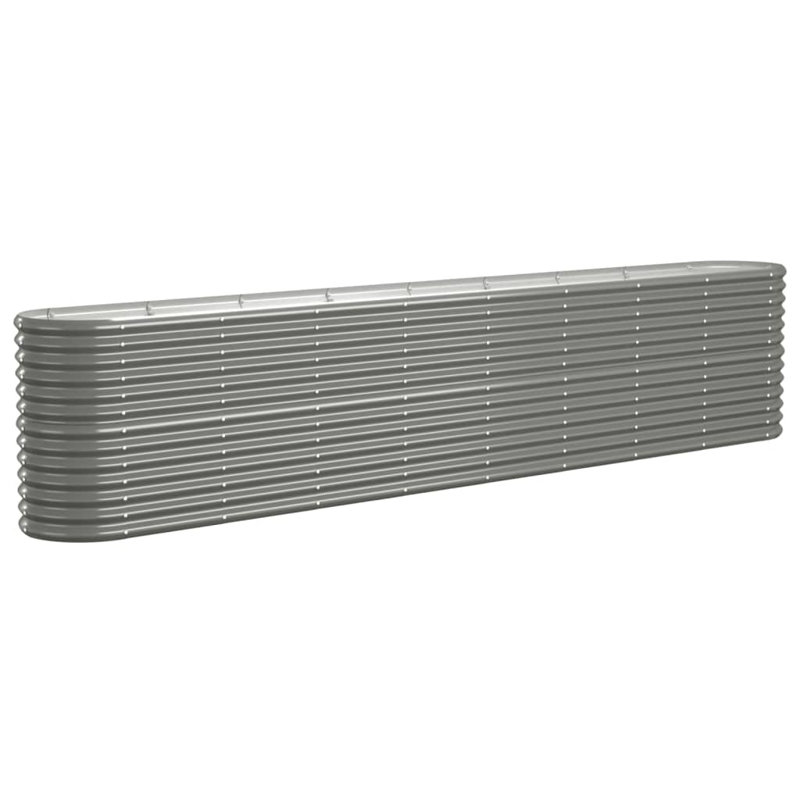 Antonitte Metal Raised Garden Bed, Gray