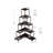 Annalotta 66'' H 5-tier Metal Corner Bookshelf Bookcase-486303815
