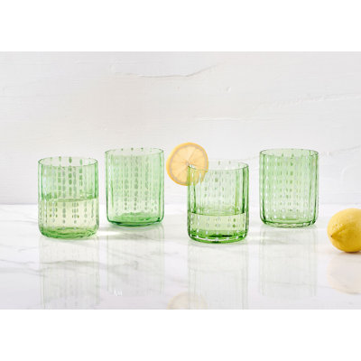 Darbie Angell Dappled Clouds Double Highball Glasses