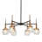 Loram 6-Light Dimmable Drum Chandelier 