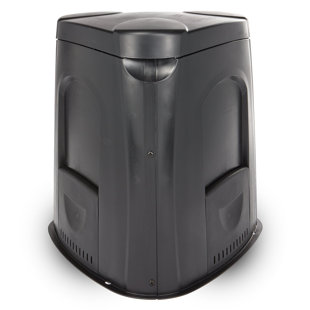 63.4 Gallons Plastic Odor Resistant Outdoor Stationary Composter with Latching Lid