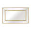 47 x 79, miroir carré doré