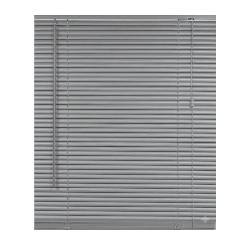 PVC Room Darkening Venetian Blind, 150 cm L x 105 cm W, Grey