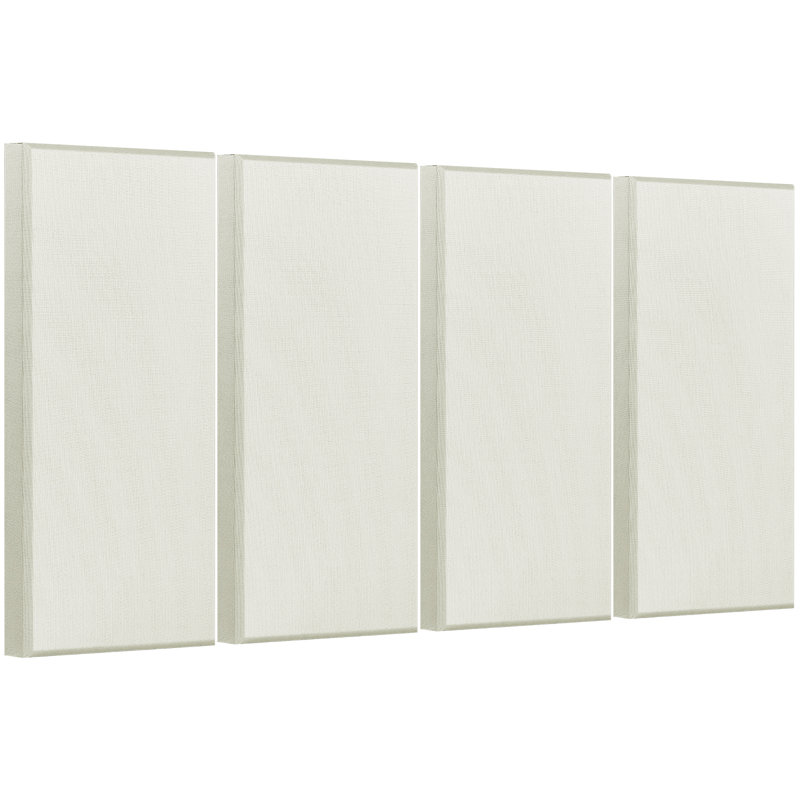 4 panneaux muraux de 2 pièces auto-adhésifs de 23,6 po x 11,8 po d'épaisseur, Beige