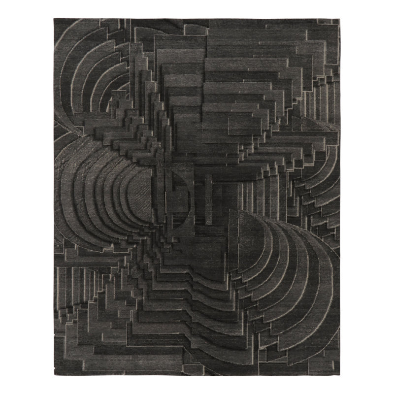 Modern One-of-a-Kind 8'0X10'0 Hand Knotted Area Rug
