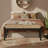 Millstone Solid Wood and Natural Seagrass Bench