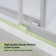 72'' - 76'' W x 76'' H Shower Door with Clear Glass