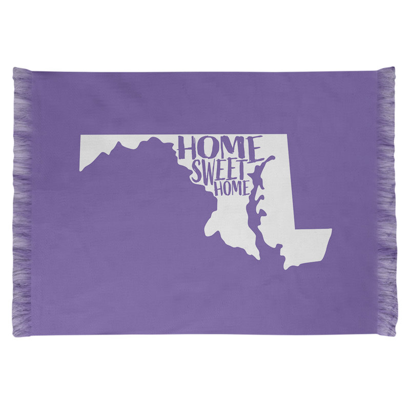 Tapis de région mauve maryland