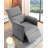 Recliner Chair, Electric Adjustable PU Recliners Home Seating With Remote Control, Modern Reclining Chair With Thick Seat Cushion And Backrest-1845564151