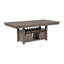Ensemble de salle à manger extensible en bois de noyer-130098046