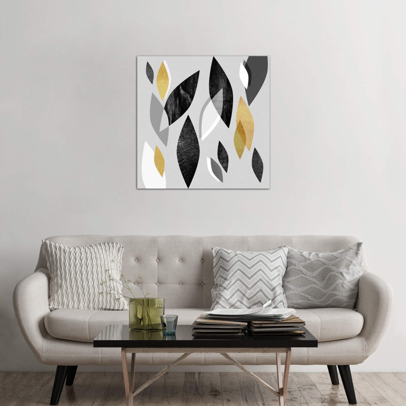 Falling Leaves by Elisabeth Fredriksson - Print on Canvas, No Frame, 45.72 cm H x 45.72 cm W x 1.91 cm D