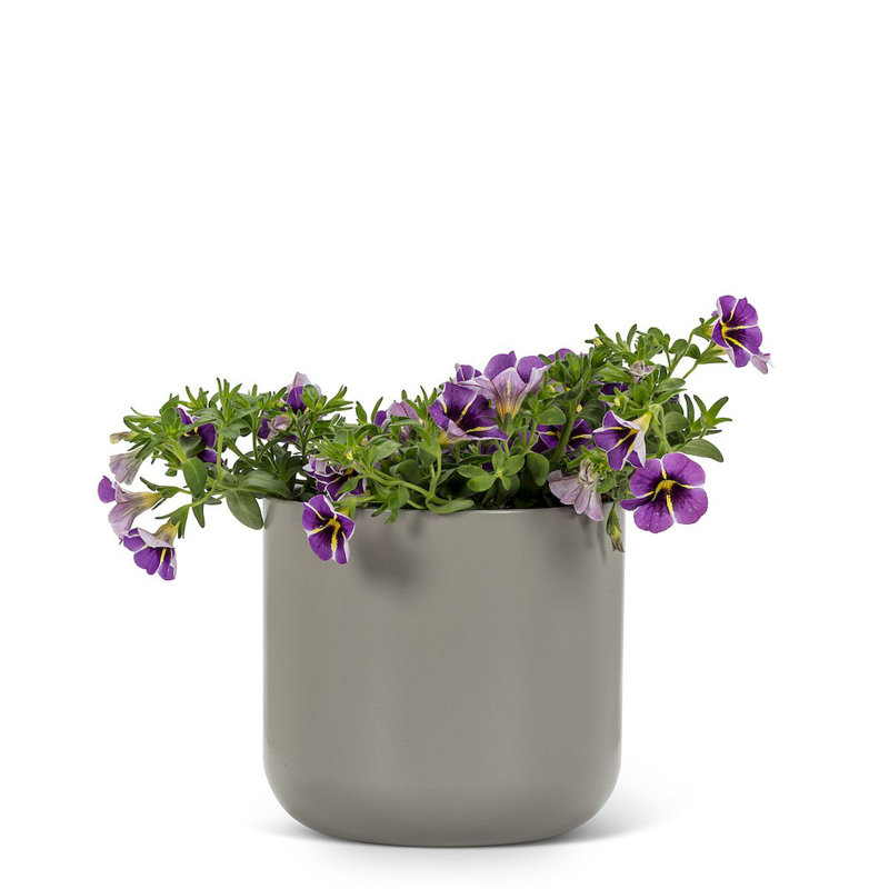 Ilmari Pot Planter, Gray, 5" H x 5" W x 5" D