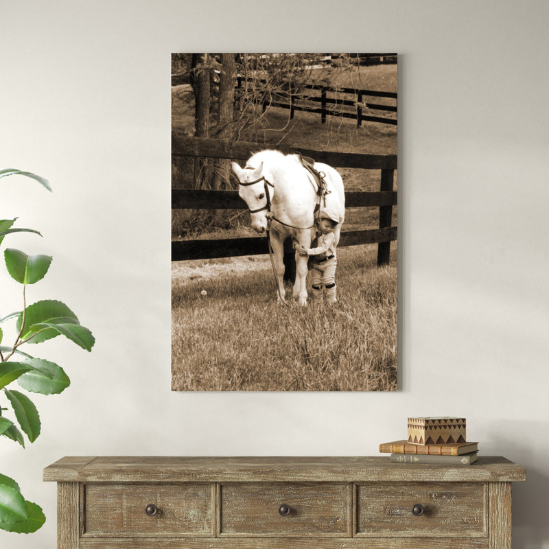 " Pony Boy " by Jim Dratfield, 48" H x 32" W x 1.25" D