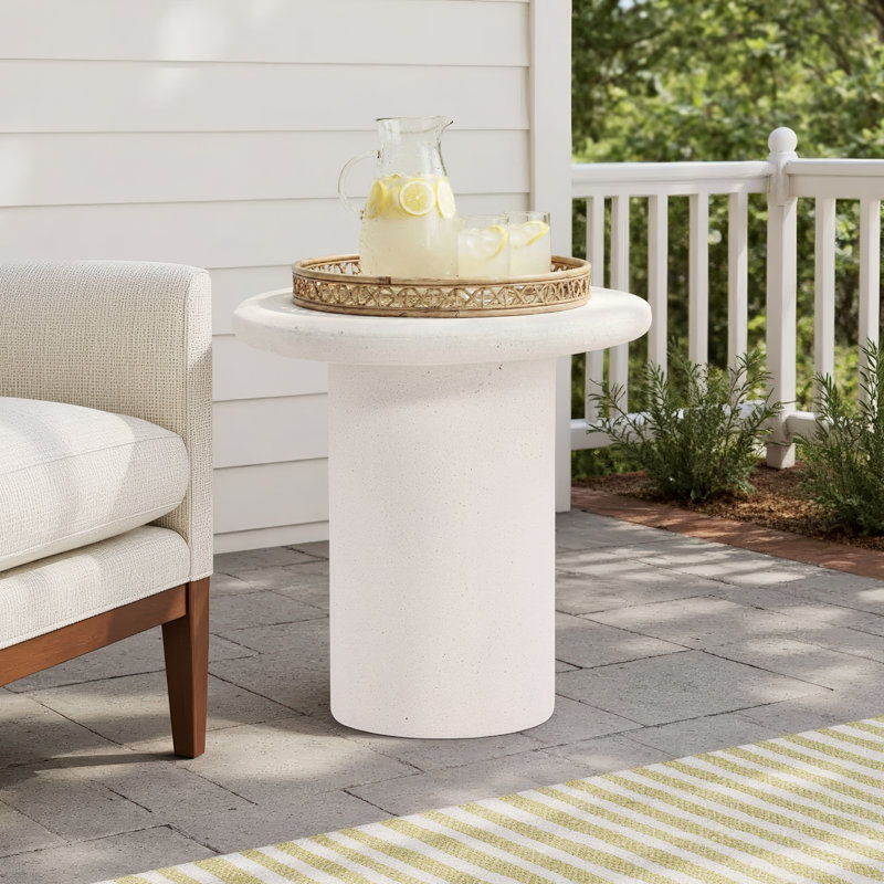 Raul Side Table White