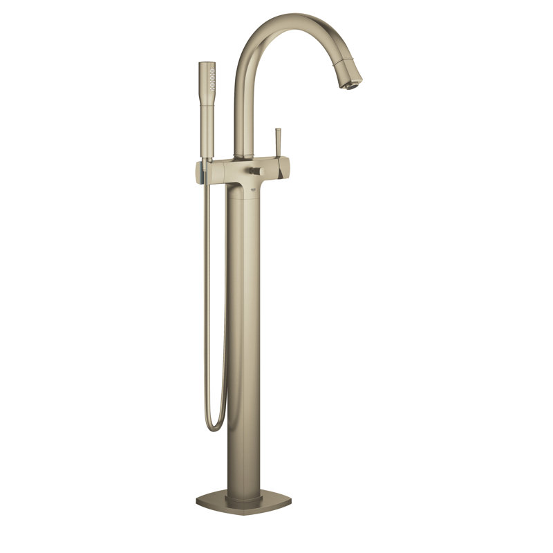 Robinet de baignoire à découper seulement Geneva, Nickel brossé